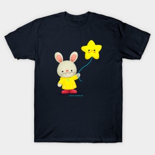 Little bunny with star balloon T-Shirt